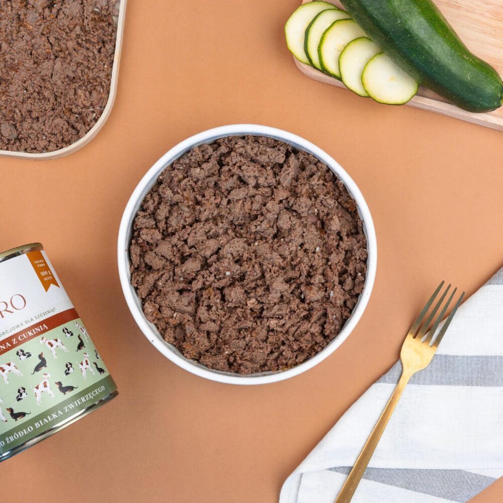 perro. karma mokra junior jagnięcina z cukinią monobiałkowa 800g