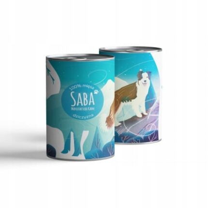 saba. karma mokra monoproteinowa dziczyzna 100% mięsa 410 g