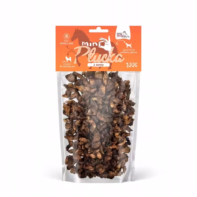 syta micha. mini płucka z koniny 100g