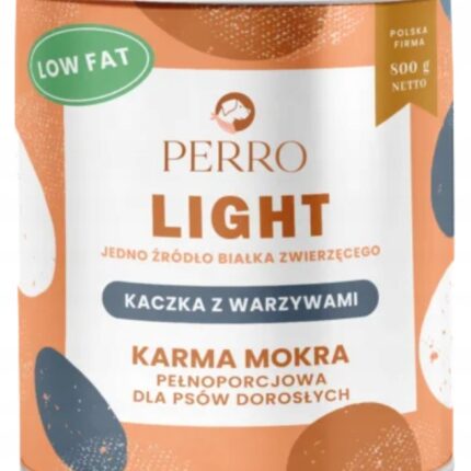 perro. karma mokra light kaczka z warzywami 800g