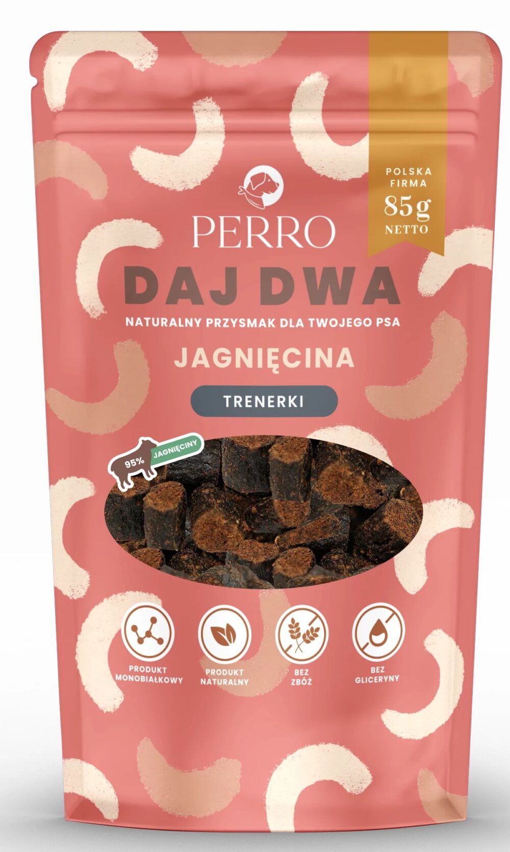 perro. daj dwa - suszone trenerki jagnięcina 85g
