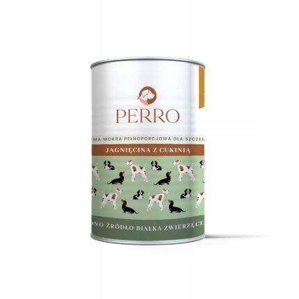 perro. karma mokra junior jagnięcina z cukinią monobiałkowa 800g