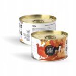 saba. karma mokra monoproteinowa indyk 100% mięsa 410 g
