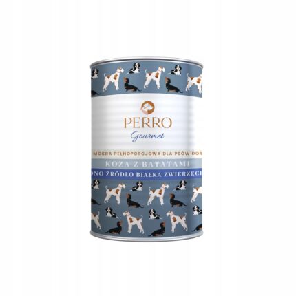 perro. karma mokra  gourmet koza z batatami dla psów dorosłych  400g