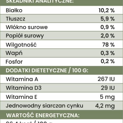 perro. karma mokra junior jagnięcina z cukinią monobiałkowa 400g