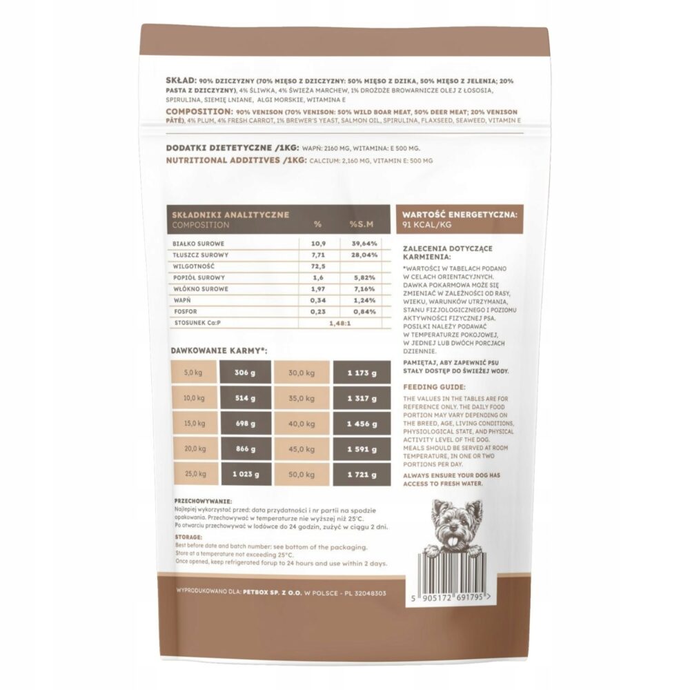 farma. saszetka premium dziczyzna 500g