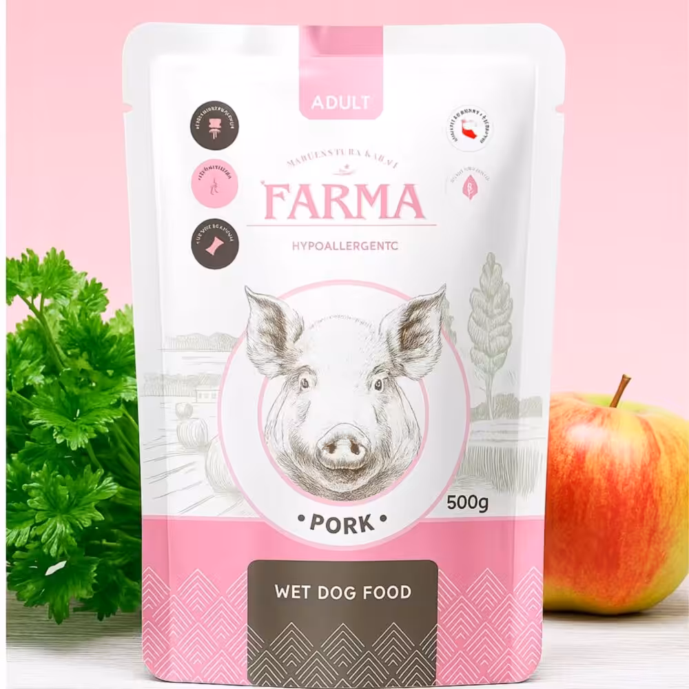 farma. saszetka premium light wieprzowina 500g