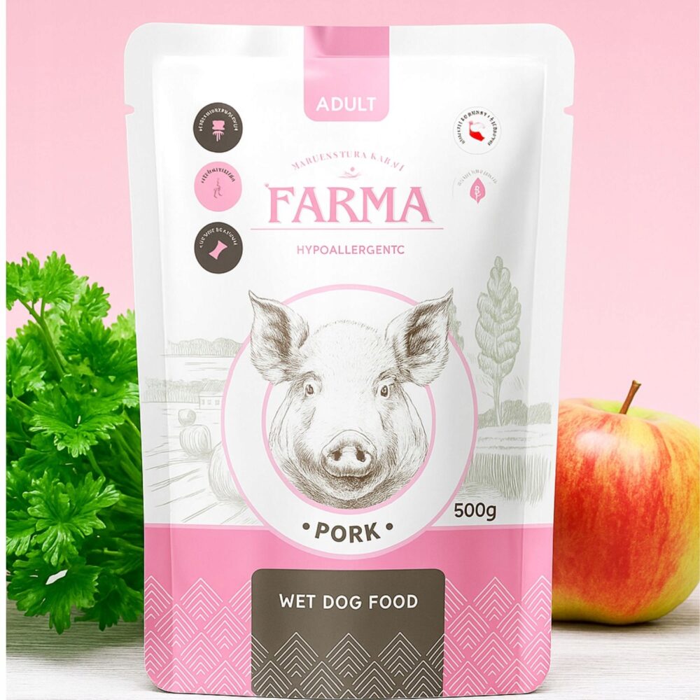 farma. saszetka premium light wieprzowina 500g