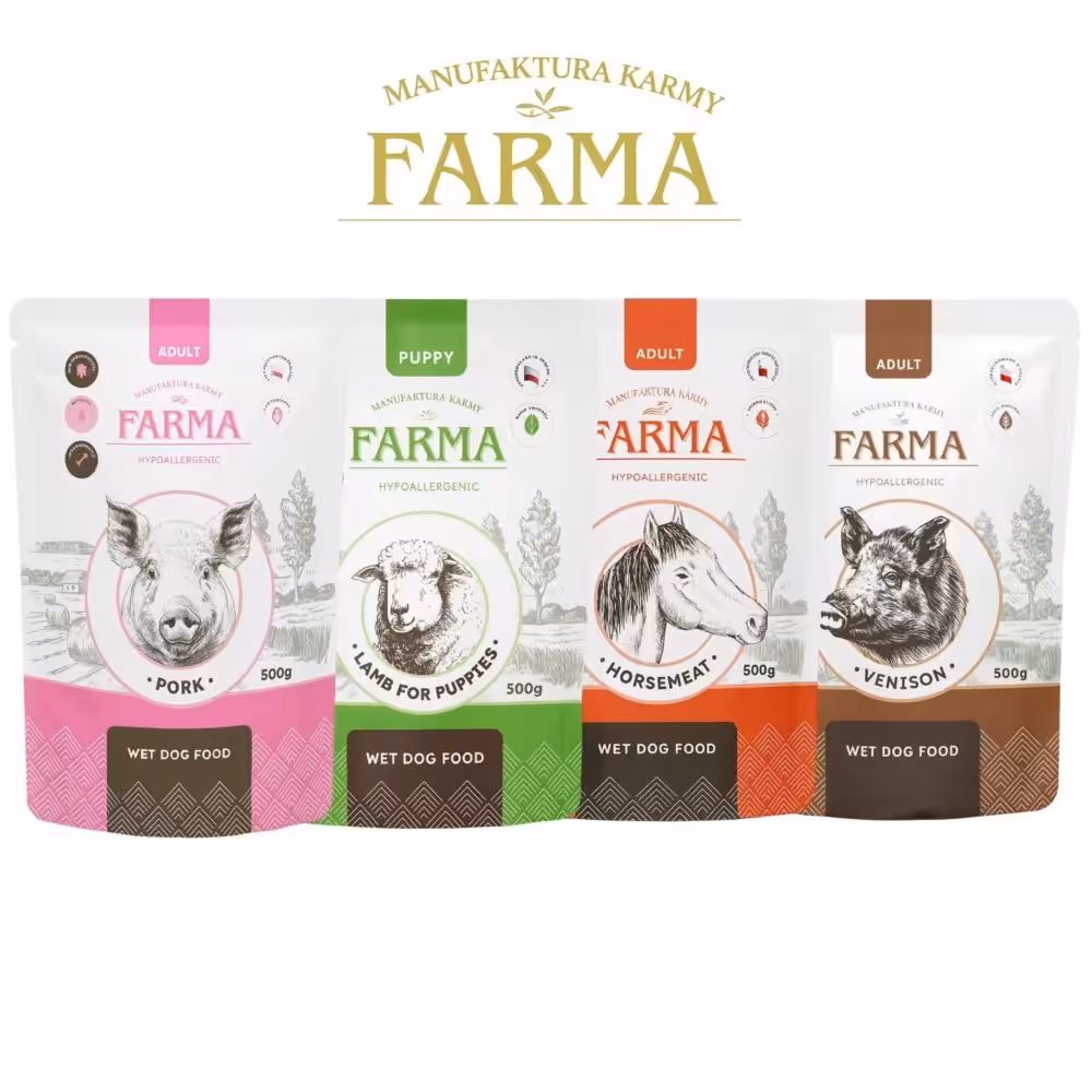 farma. saszetka premium light wieprzowina 500g
