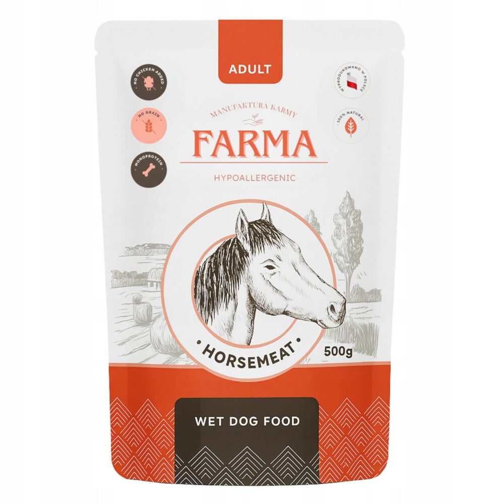 farma. saszetka premium konina 500g