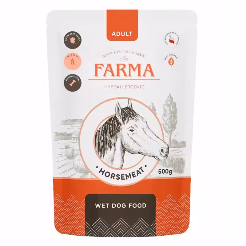 farma. saszetka premium konina 500g