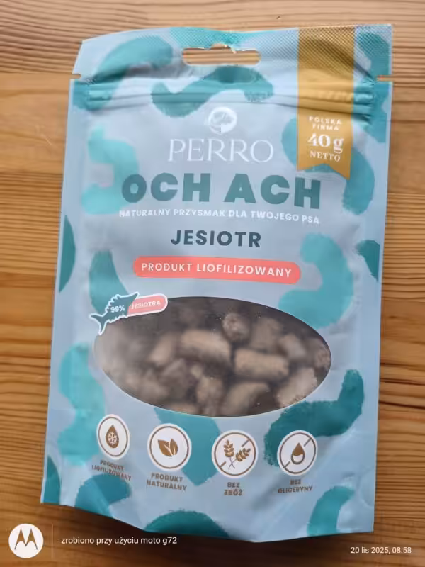 perro. och ach jesiotr przysmaki liofilizowane 40g