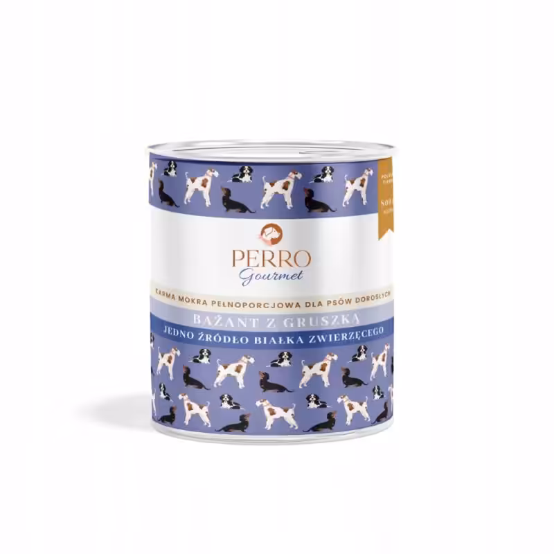 perro. mokra karma dla psa gourmet bażant z gruszką 800g