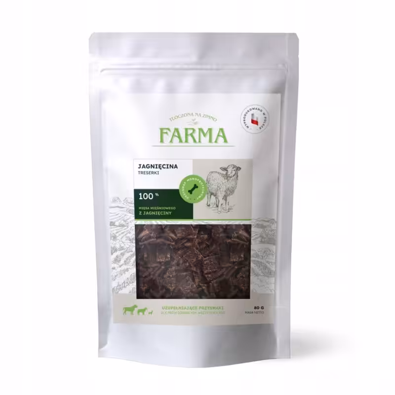 farma trenerki z jagnięciny 100% mięso mięsniowe