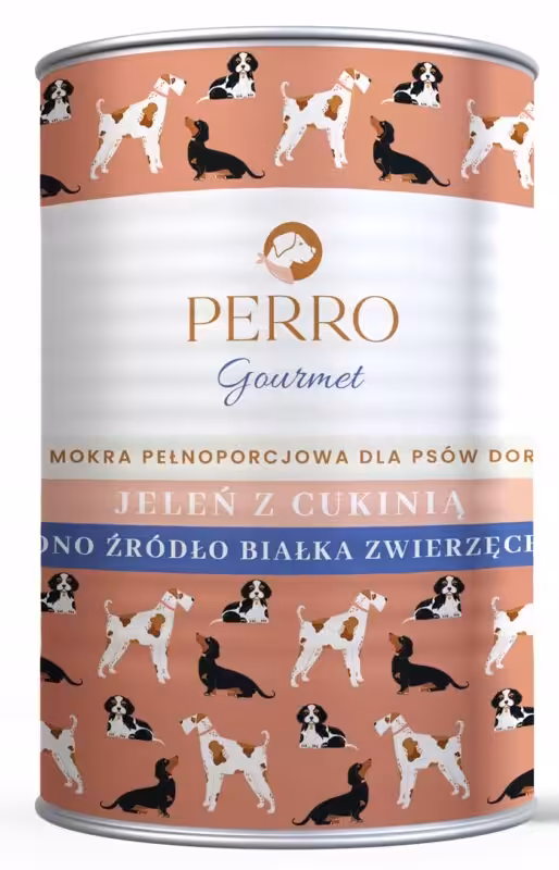 perro jeleŃ cukinia 400 g mokra karma dla psa