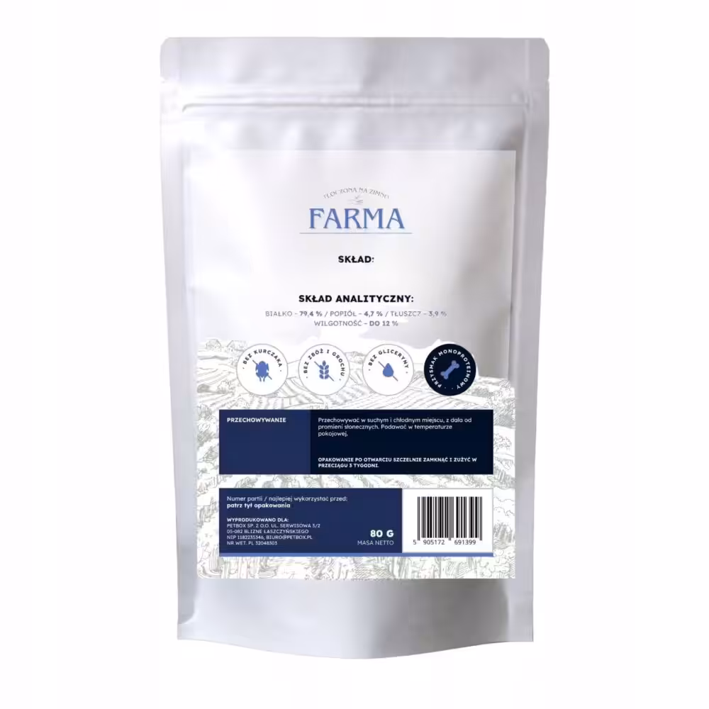 farma trenerki z dorsza 100%- suszone powietrzem